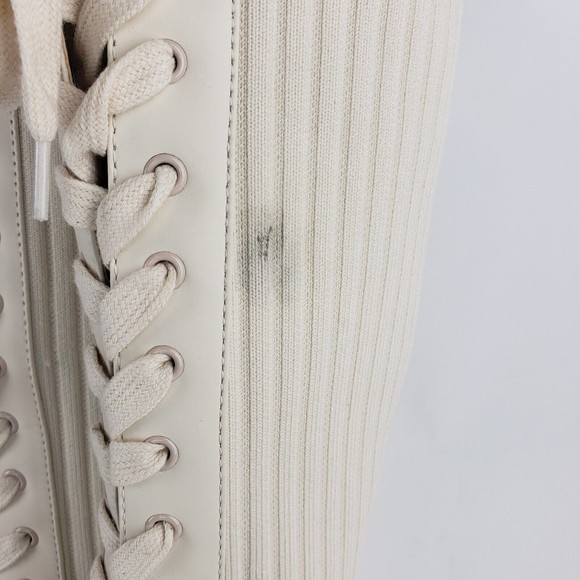 Sam Edelman Lila Knee High Boots Womens Stretch Ribbed - Picture 7 of 16